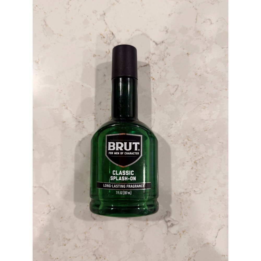 Brut Classic Splash-On Long-Lasting Fragrance For Men 7 fl oz Green Bottle 207ml